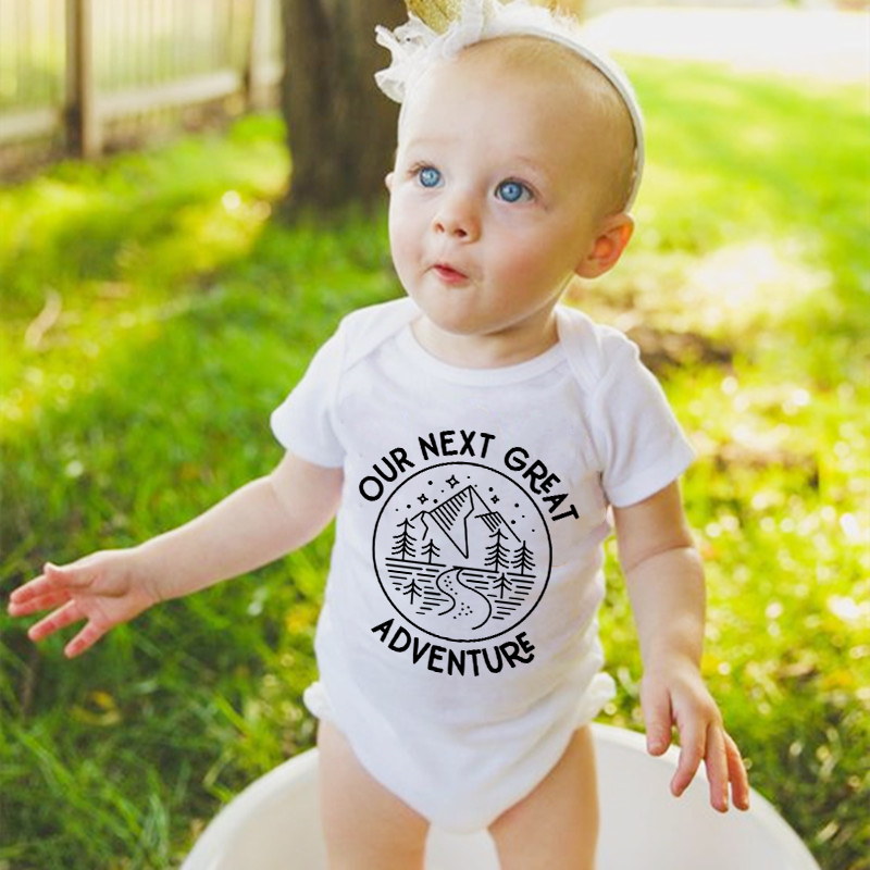 Outdoor Adventure Outfit - Our Next Great Adventure Newborn Rompers