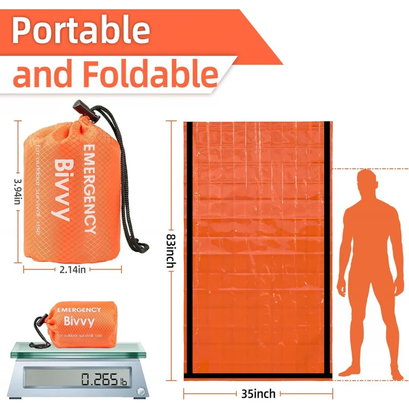Thermal Emergency Sleeping Bag - Bivy Sack Lightweight ulasan dan harga