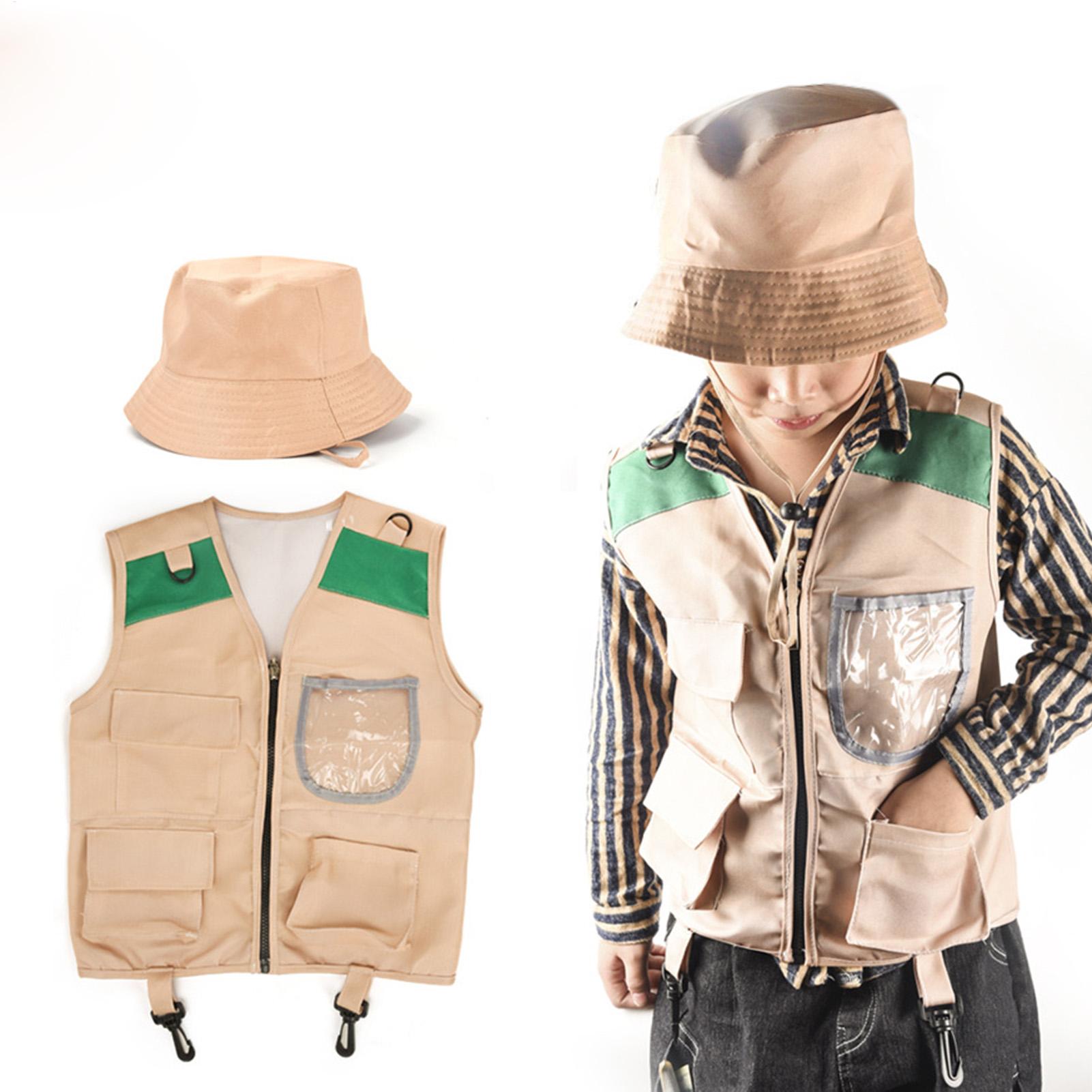 Kids Explorer hat and vest Cos - Outdoor Adventure Outfit ulasan dan harga