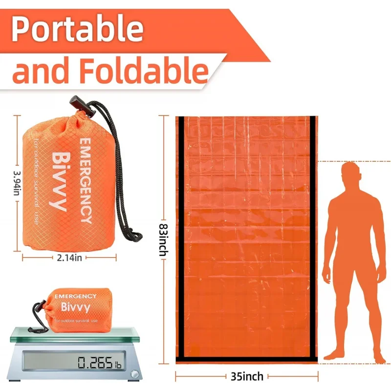 Thermal Emergency Sleeping Bag - Bivy Sack Lightweight ulasan dan harga