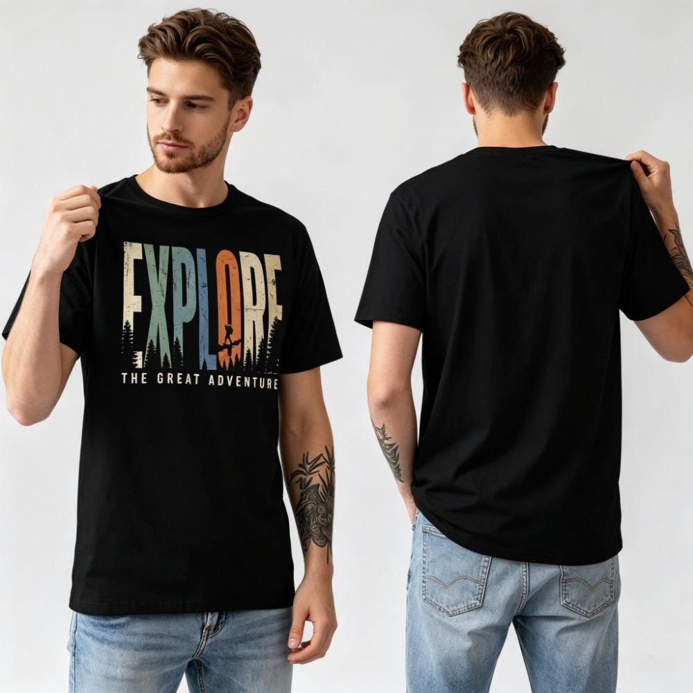 Camping Adventure Shirt Explor - Outdoor Adventure Outfit ulasan dan harga