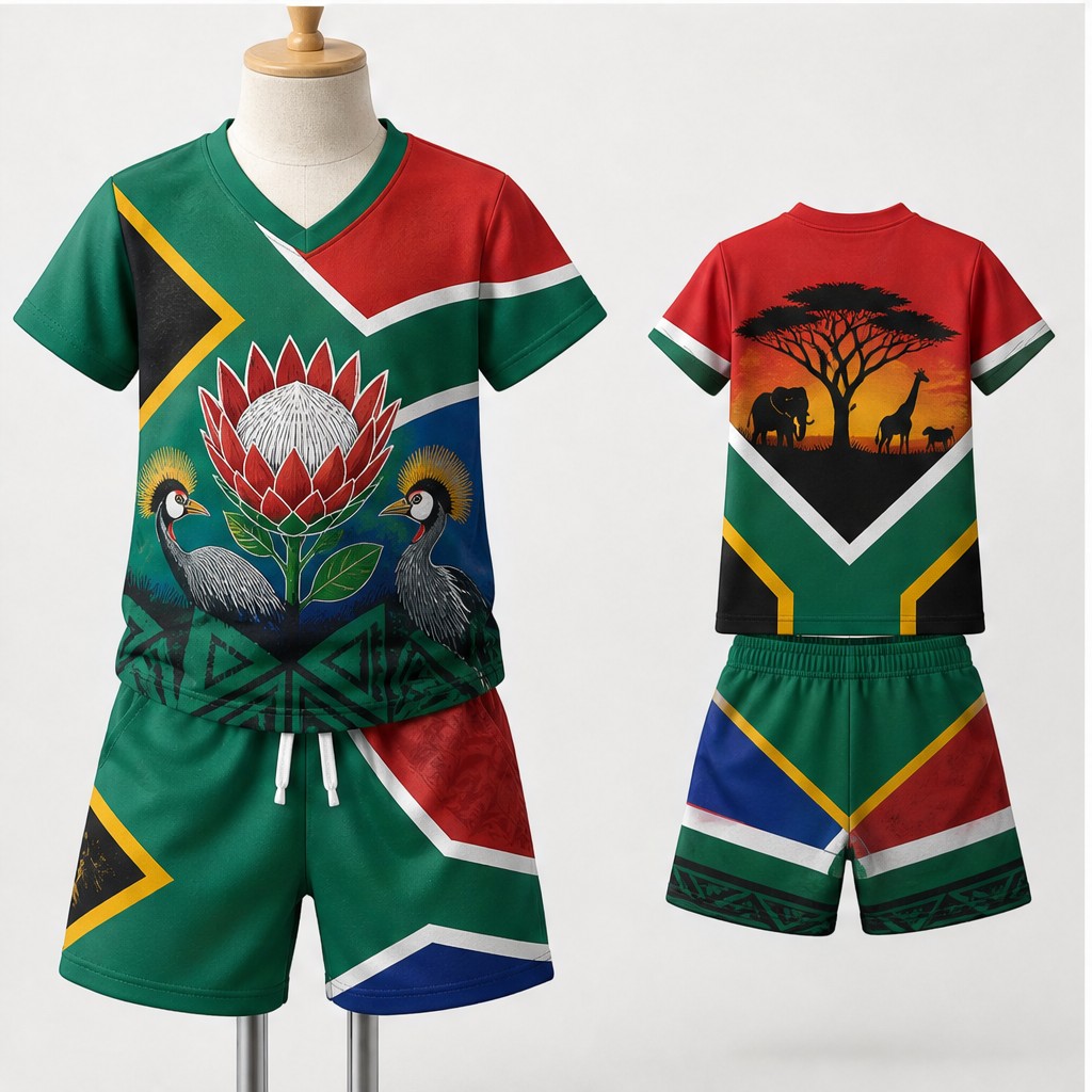 Kids South Africa Protea Crane - Outdoor Adventure Outfit ulasan dan harga