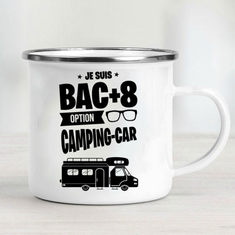 Camping Car Enamel Mug Adventu - Outdoor Adventure Gifts ulasan dan harga