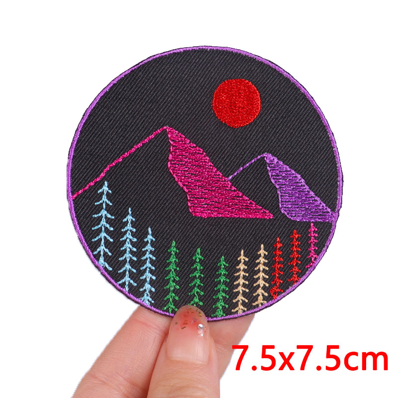 Outdoor Travel Embroidery Patc - Outdoor Adventure Outfit ulasan dan harga